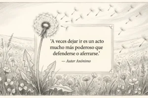 Frases para soltar y dejar ir