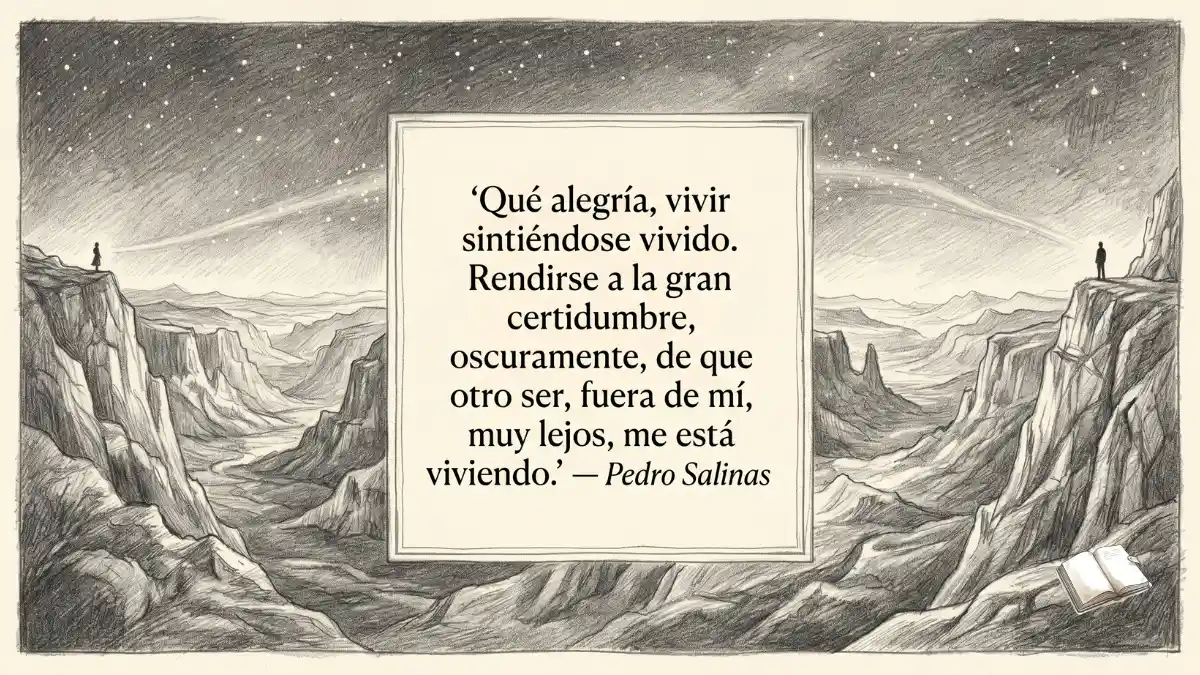Frase jubilosa sobre conexión entre almas.