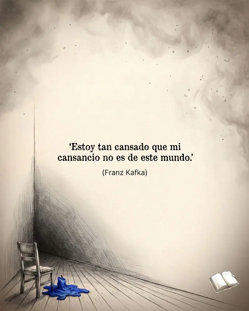 frases Kafka de cansancio emocional