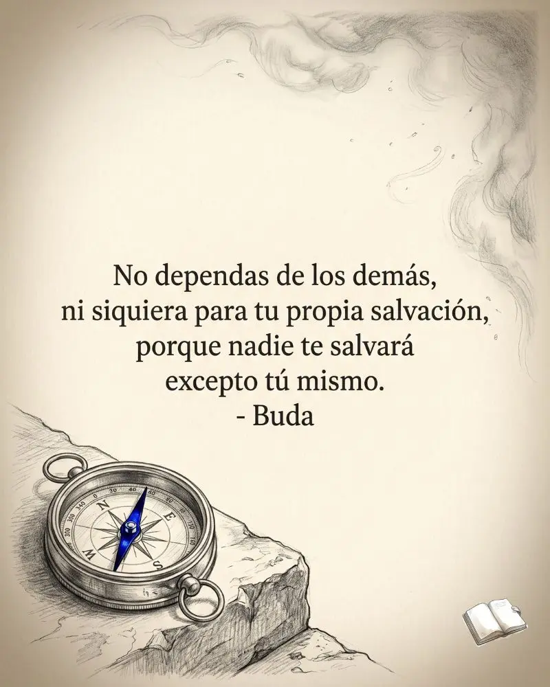 frase de buda sobre no esperar nada de nadie