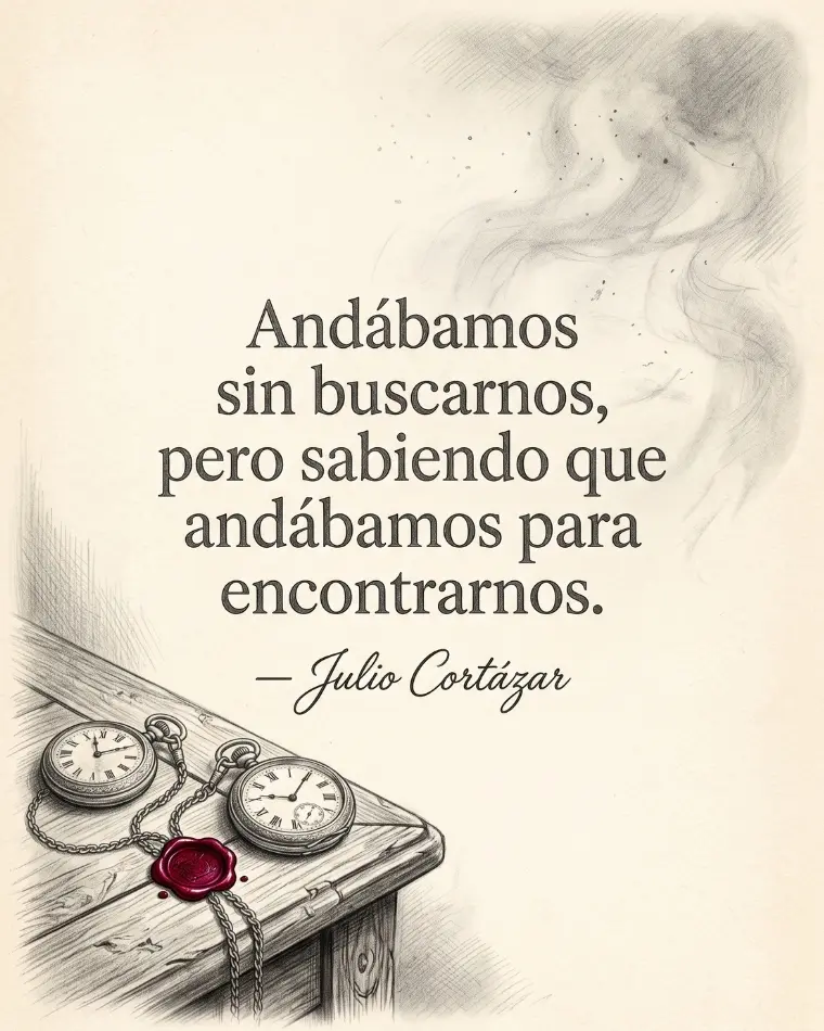 relojes entrelazados con indirectas de amor