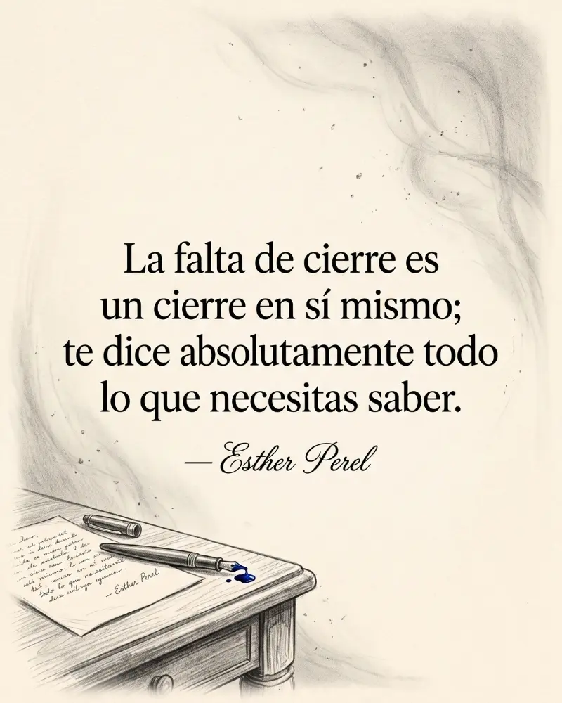 Carta inacabada con texto sobre el ghosting